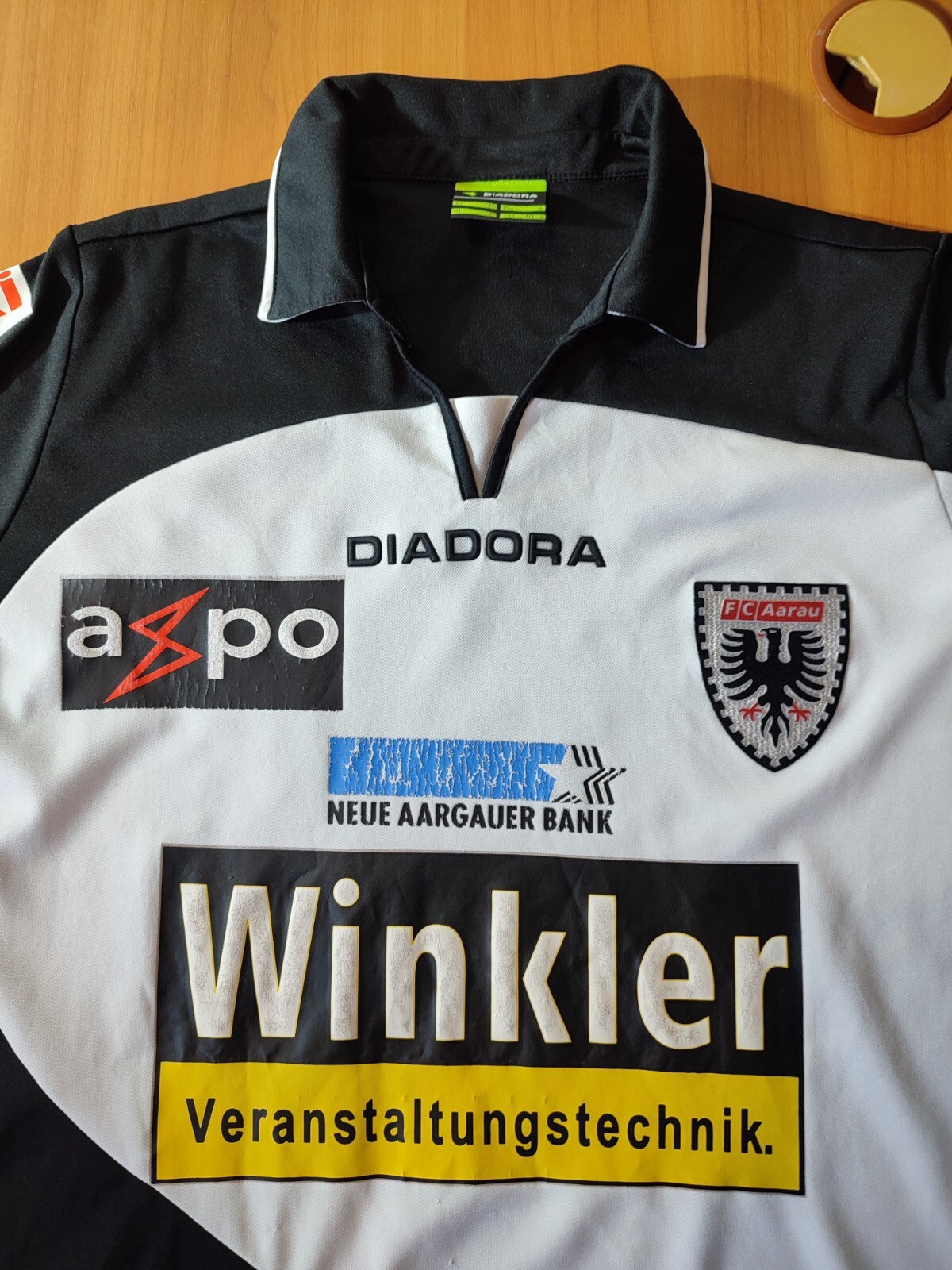 FC Aarau 2009 2010 home Size S shirt jersey soccer football kit maillot tee Lang