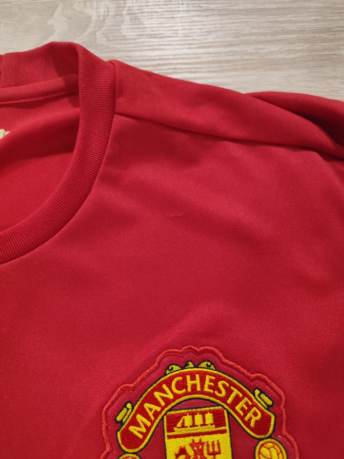 Manchester United 2016 2017 Home Sz L Adidas football soccer shirt jersey kit