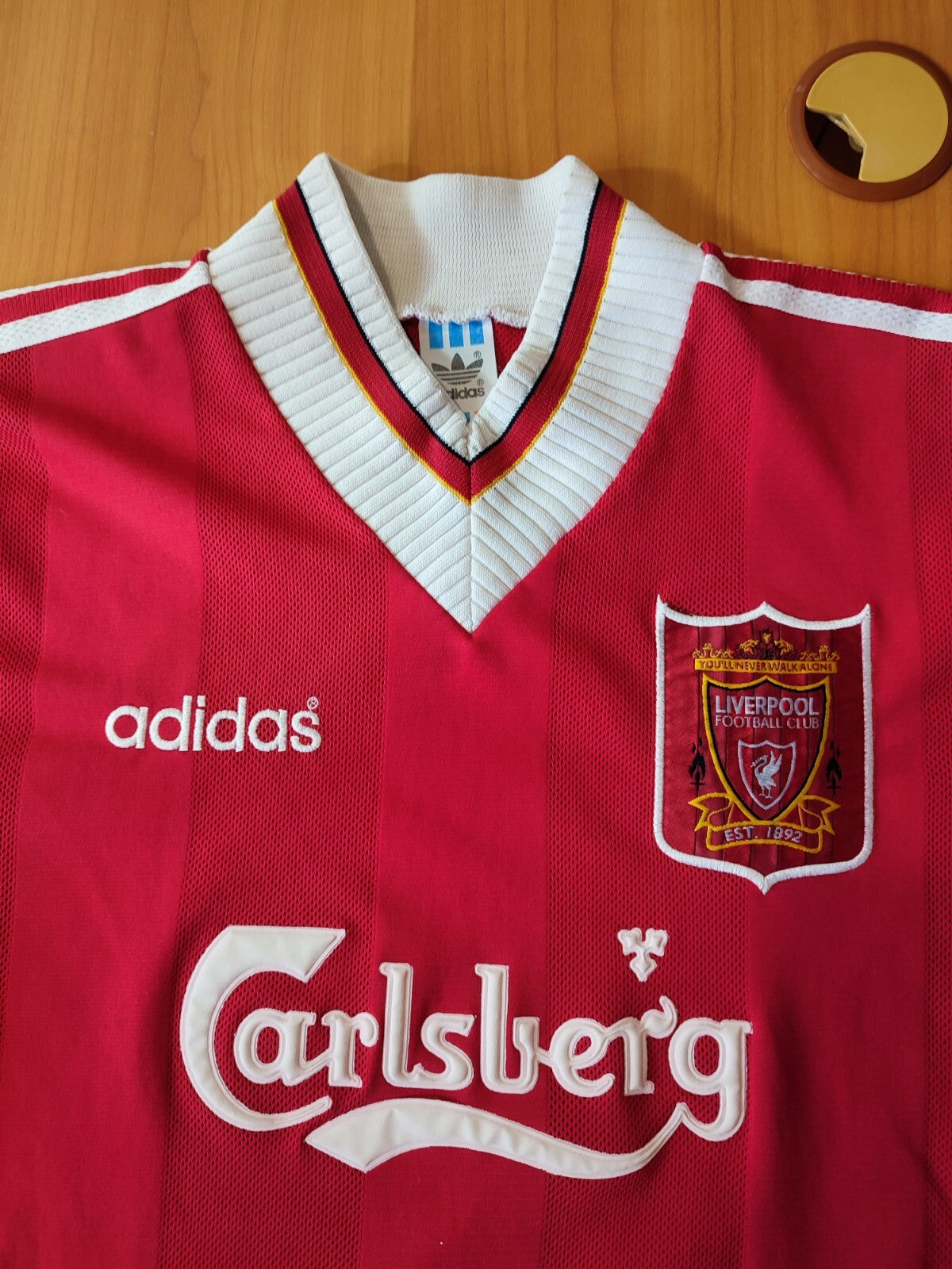 FC Liverpool 1995 1996 home Size S shirt soccer jersey football kit tee vintage
