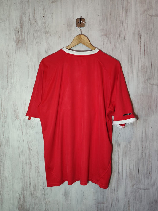 FC Liverpool 2001 2002 2003 home Size XL football shirt jersey soccer kit Reebok