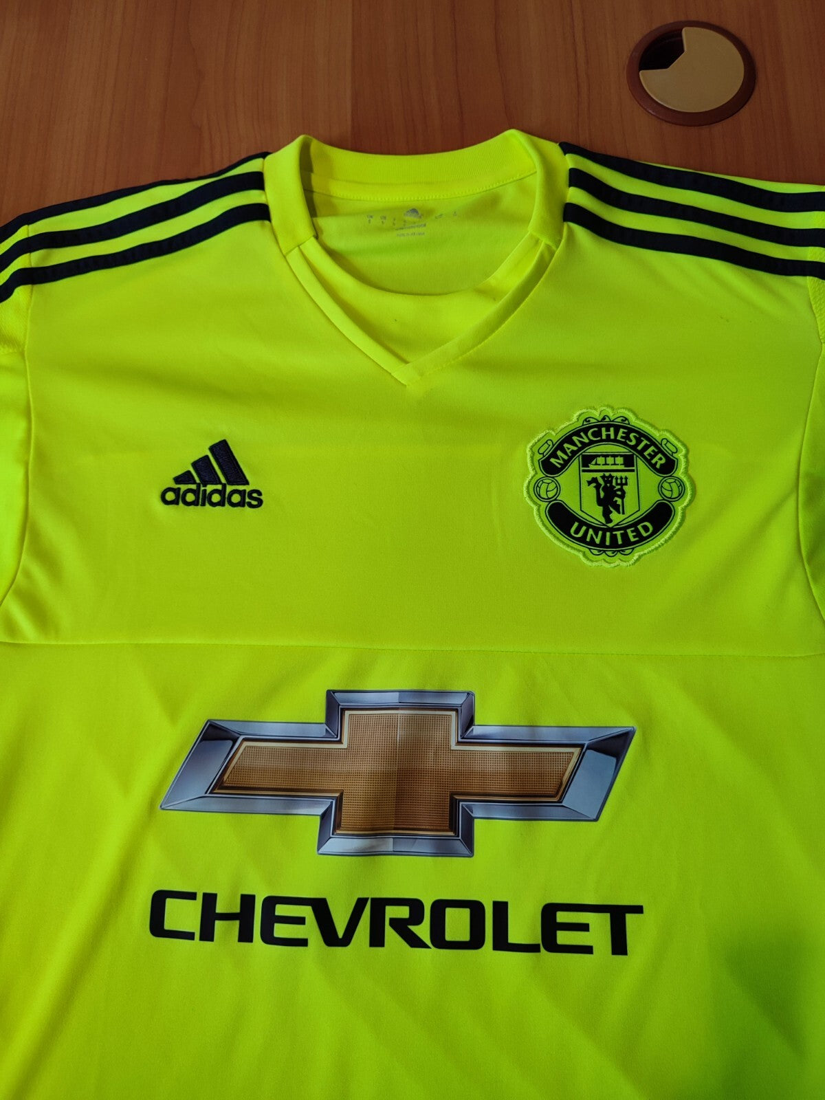Manchester United 2015 2016 goalkeeper Sz S shirt jersey soccer GK David de Gea
