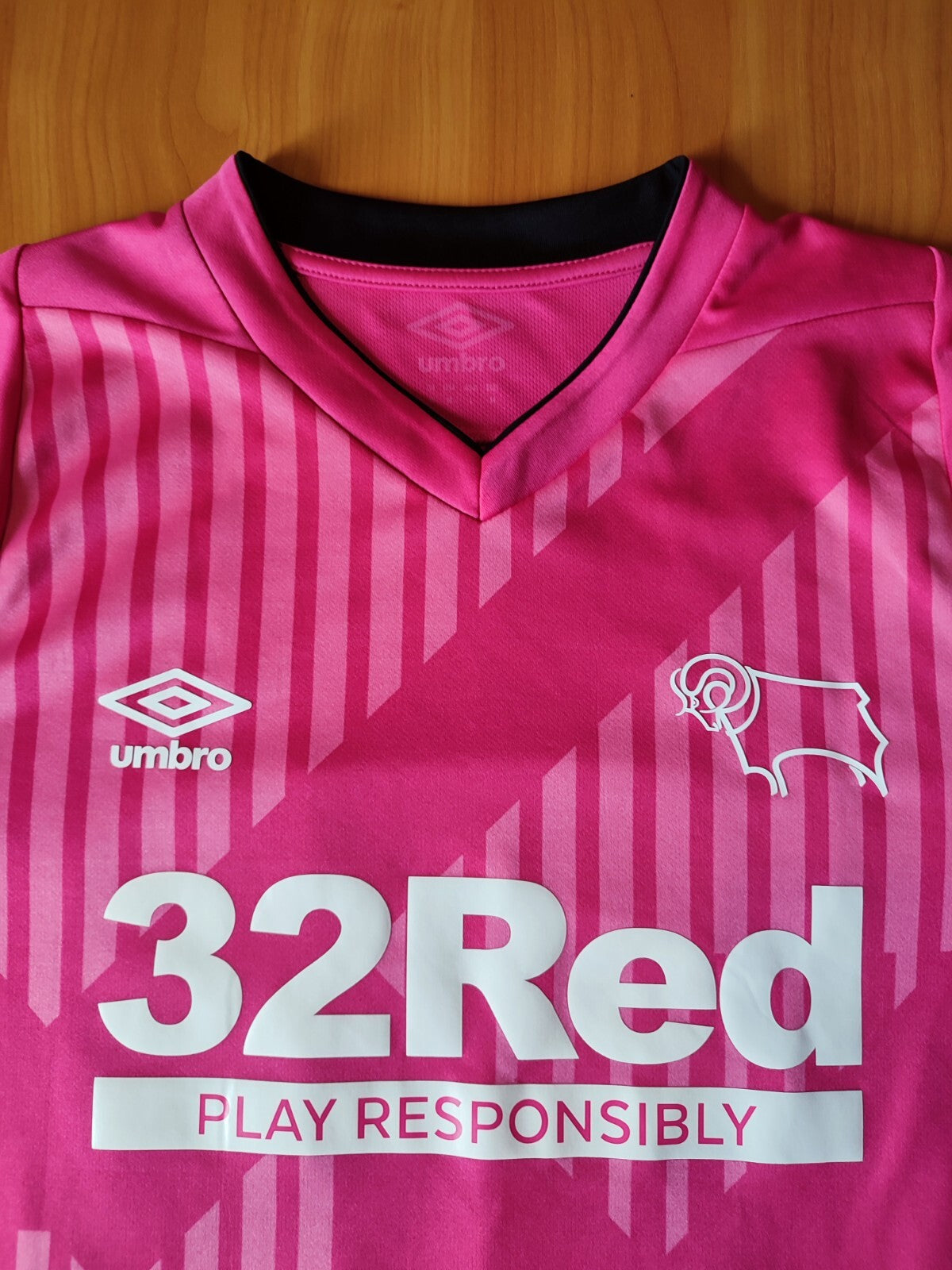 Derby County 2020 2021 third Size M shirt jersey soccer football kit 3rd Knight