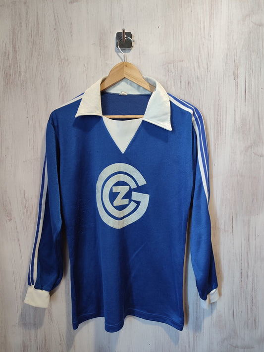 Grasshoppers Club Zurich 1970's 70's home Sz M football shirt jersey kit soccer