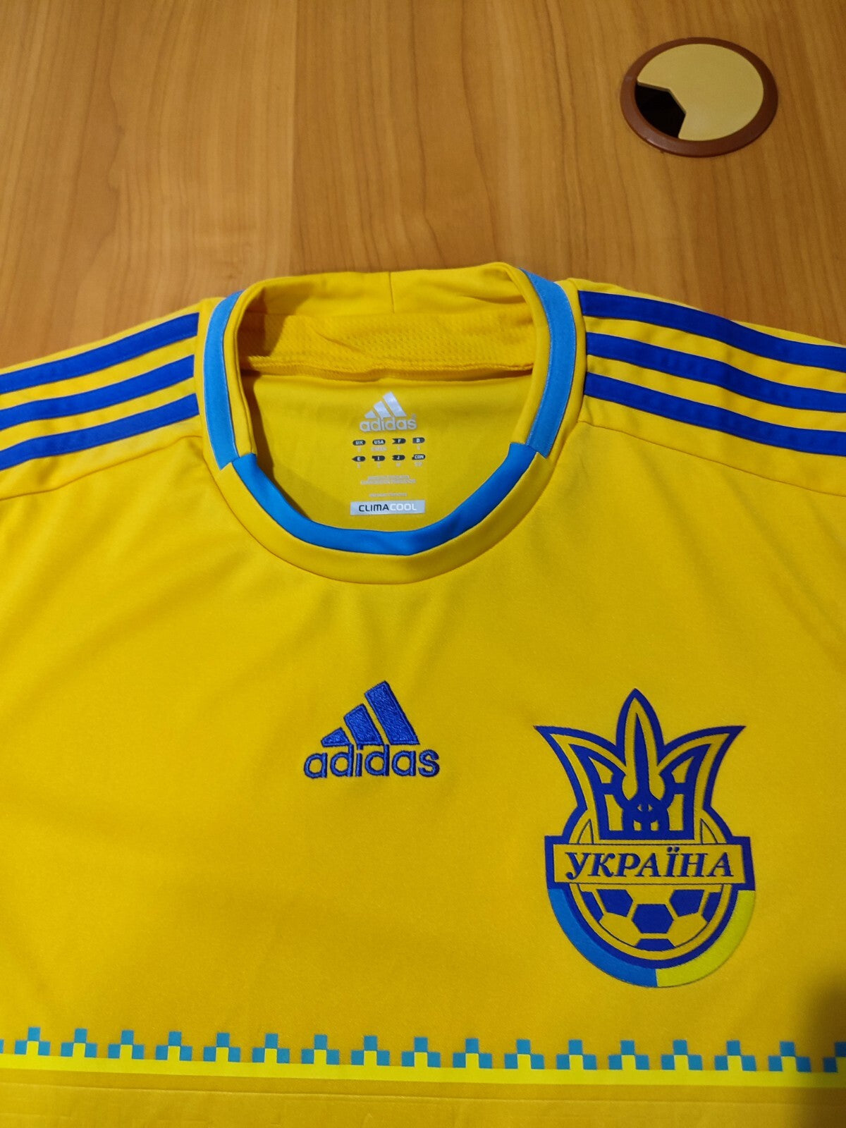 Ukraine 2012 2013 home Size S football shirt soccer jersey kit tee Adidas EURO