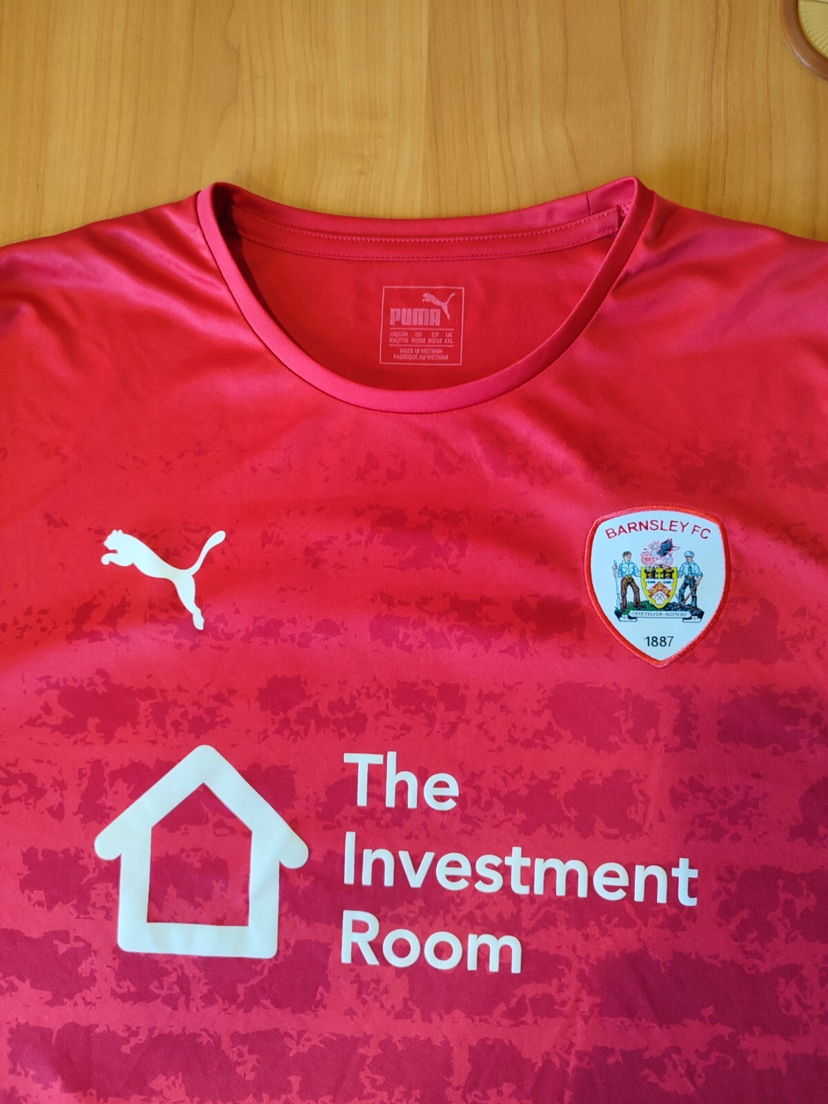 Barnsley FC 2019 2020 home Puma Size 2XL shirt jersey soccer football kit XXL