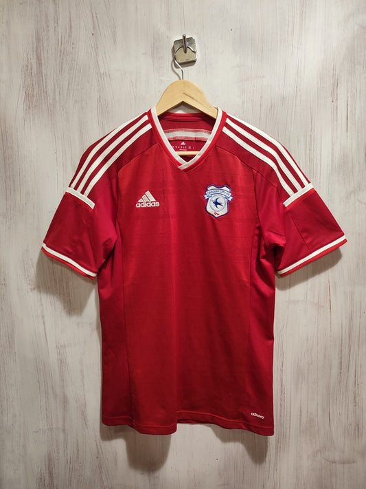 AUTHENTIC FC Cardiff City 2015 2016 away Sz M football shirt jersey soccer kit
