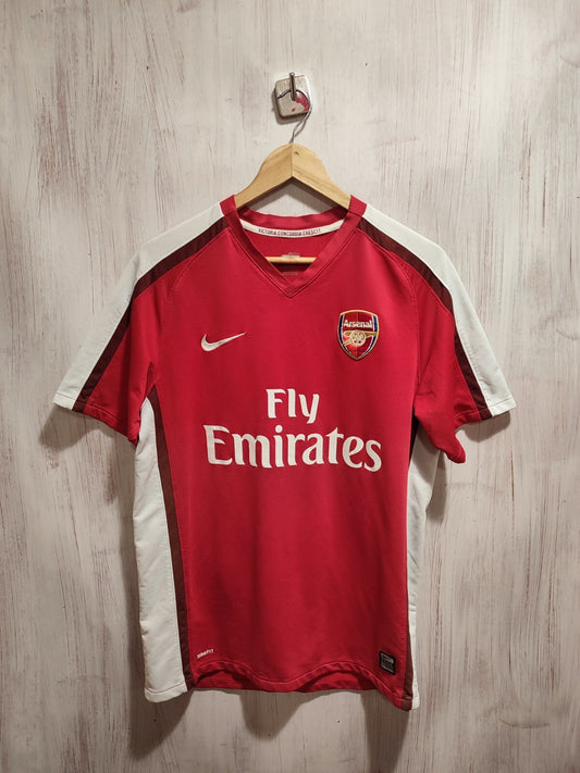Arsenal London 2008 2009 2010 home Size M Nike football shirt soccer jersey kit