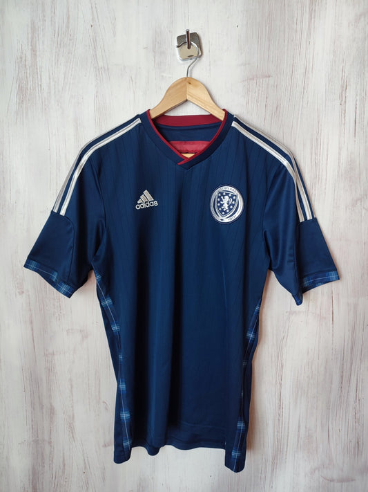 Scotland national team 2014 2015 home Sz M shirt jersey football soccer kit tee