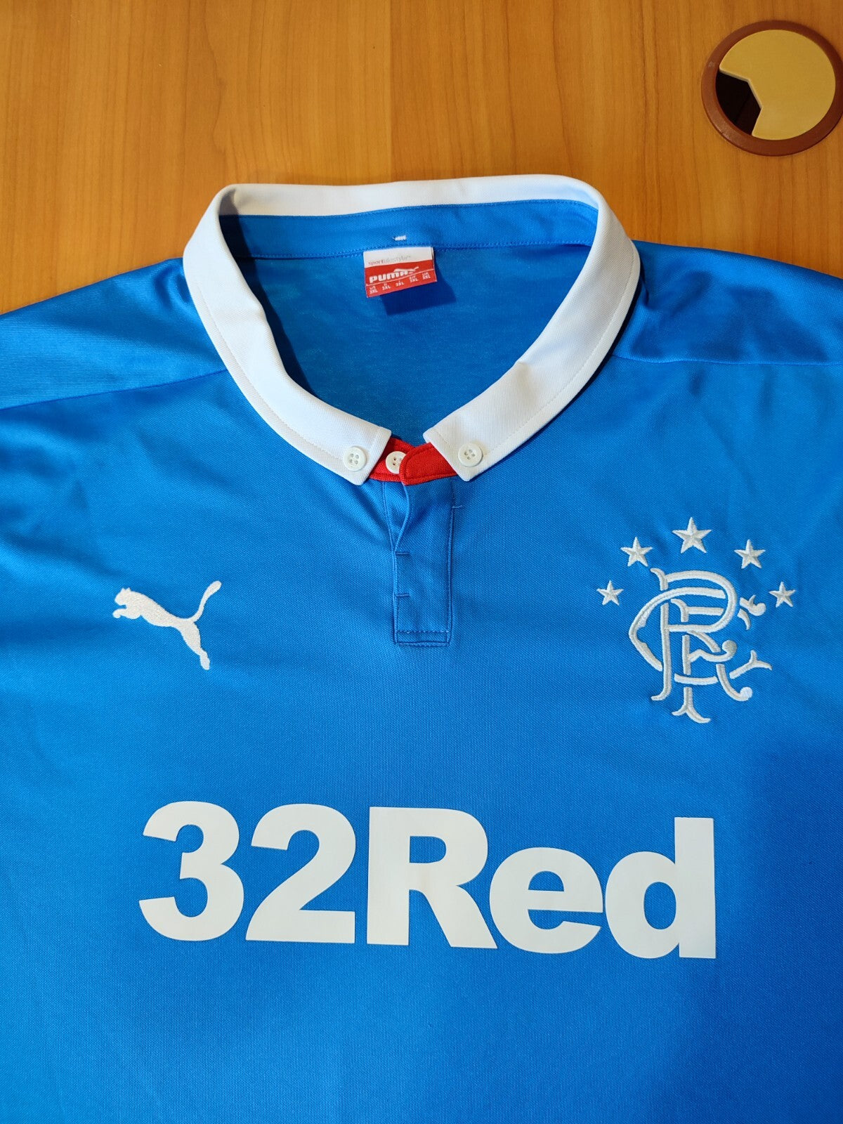 Glasgow Rangers 2014 2015 home Sz 3XL Puma soccer shirt jersey football kit tee