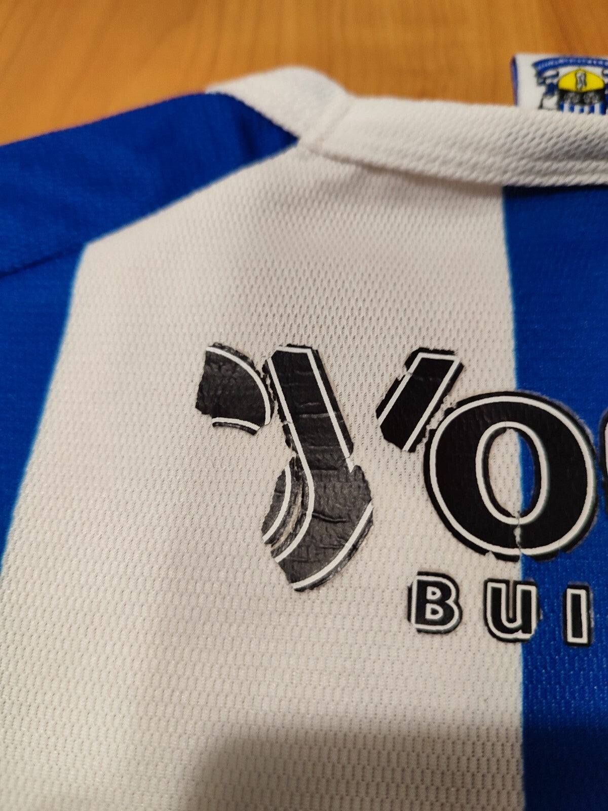 Huddersfield Town 2005 2006 2007 home Sz L shirt jersey football soccer Admiral
