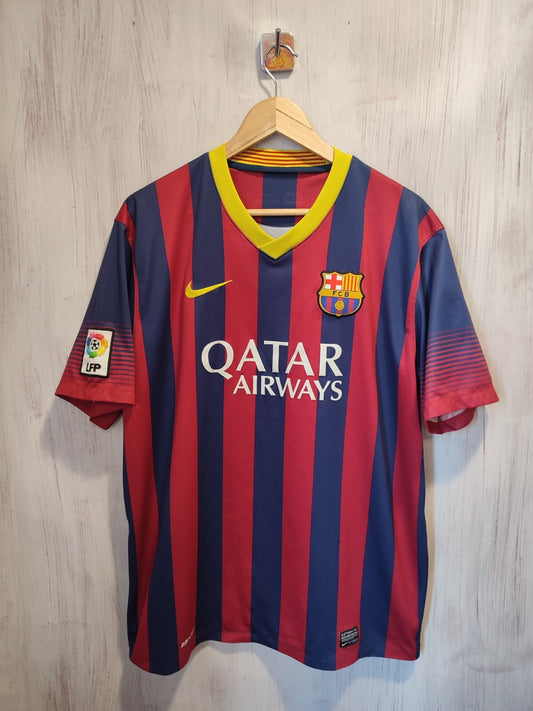 FC Barcelona 2013 2014 home Sz XL Nike football shirt jersey maillot soccer kit