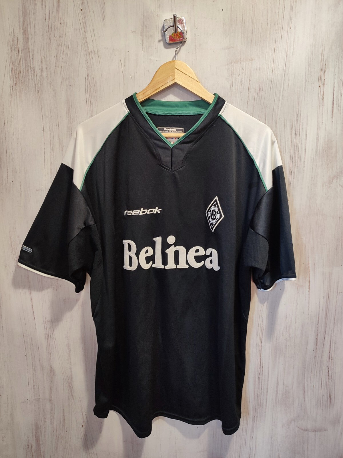 Borussia Monchengladbach 2002 2003 away 2XL soccer jersey shirt kit Reebok XXL