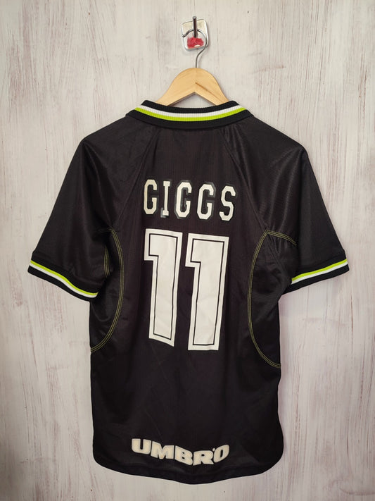 VINTAGE Manchester United 1998 1999 third Sz Y shirt jersey soccer kit 3rd Giggs