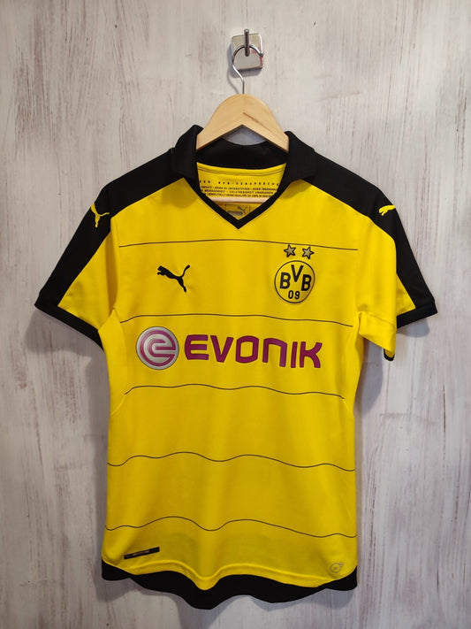 Borussia Dortmund 2015 2016 home Sz S BVB Puma jersey shirt football kit trikot