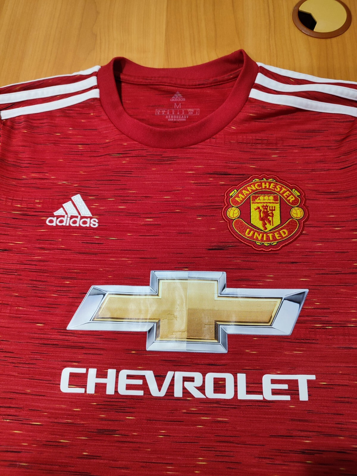 Manchester United 2020 2021 home Size M shirt jersey soccer football kit trikot