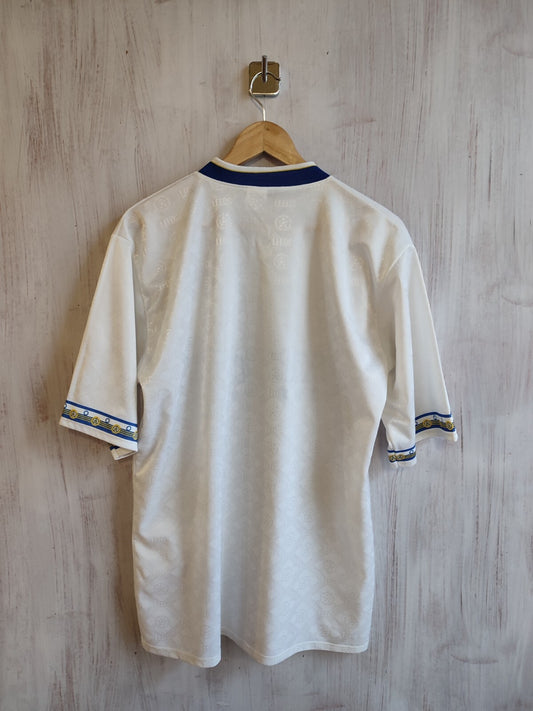 Leeds United 1992 1993 Home Size L Admiral jersey shirt soccer football kit tee