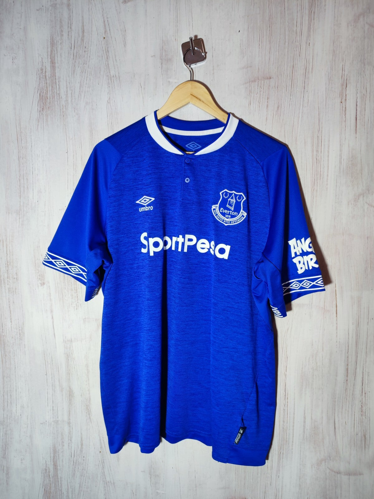 FC Everton 2018 2019 home Sz 2XL Umbro shirt jersey soccer kit football tee XXL