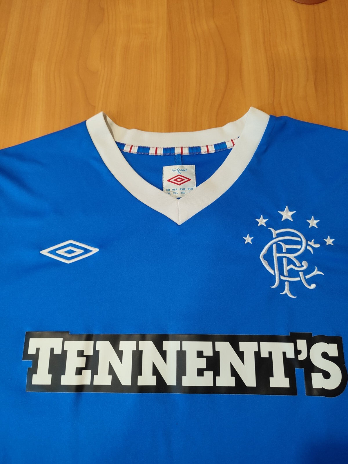 Glasgow Rangers 2011 2012 home Sz 2XL football soccer shirt jersey Umbro kit XXL