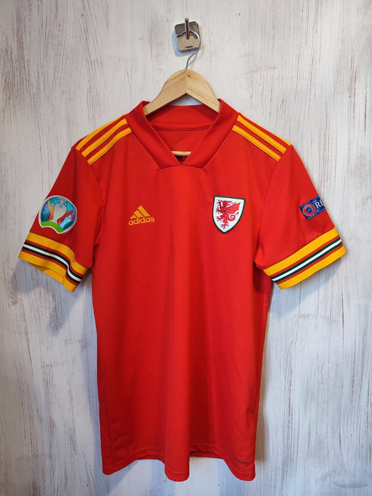 Wales nationa lteam 2020 2021 home Sz M Adidas football shirt jersey soocer kit