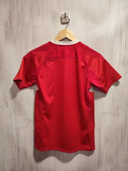 Wales rugby Union WRU home Size S jersey shirt kit tee red Admiral Under Armour