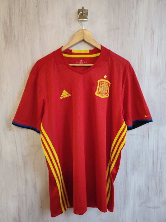 Spain 2016 2017 Home Sz XL Adidas shirt jersey maillot lfootball soccer kit tee