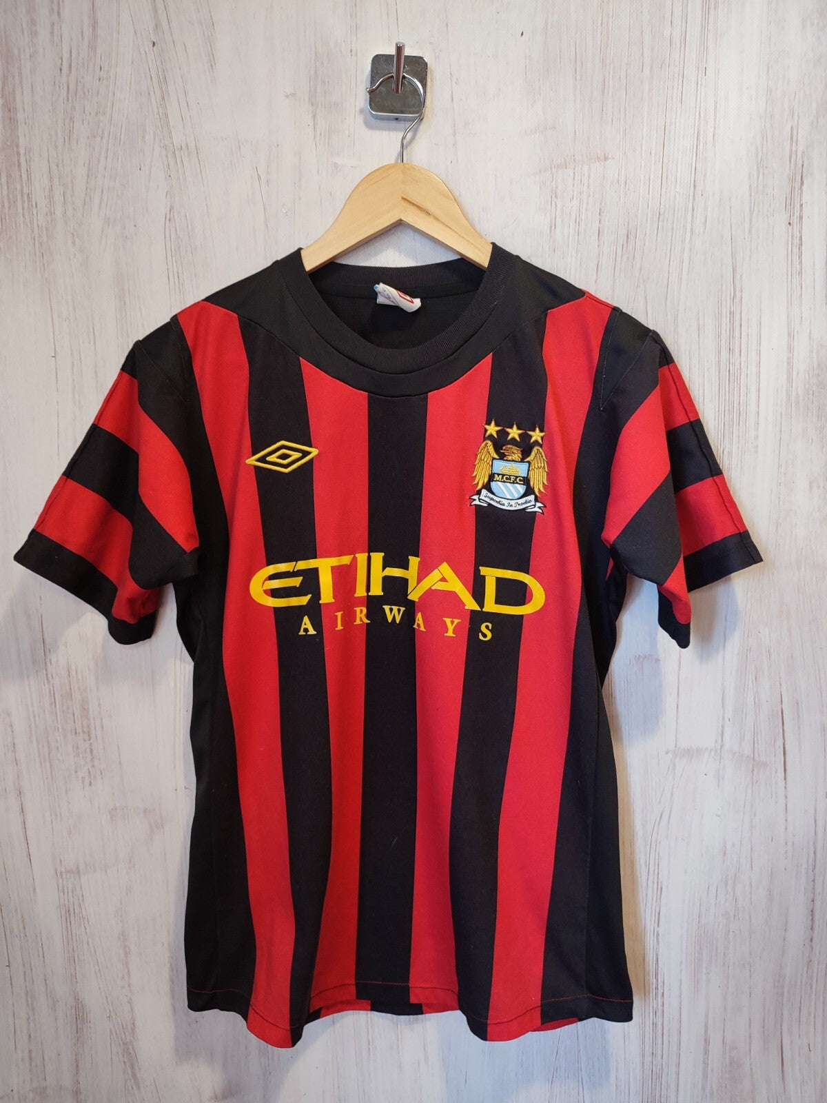 Manchester City 2011 2012 away Size S 36" Umbro football soccer shirt jersey kit