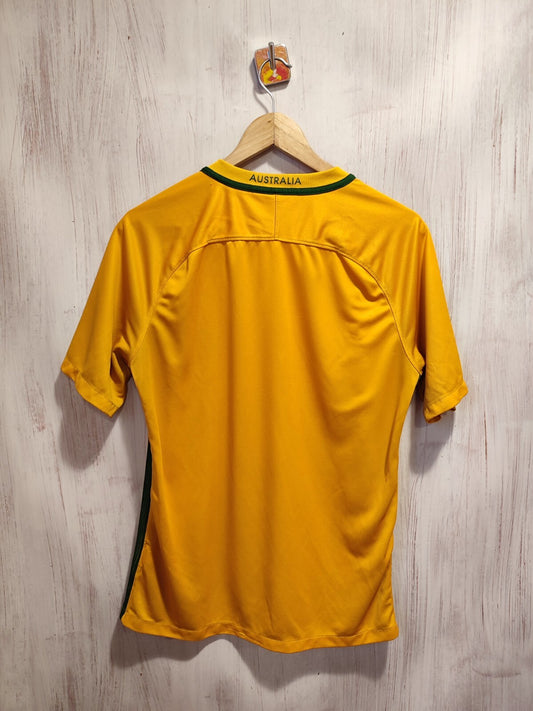 Australia 2016 2017 home Sz M football shirt soccer jersey kit tee maillot Nike