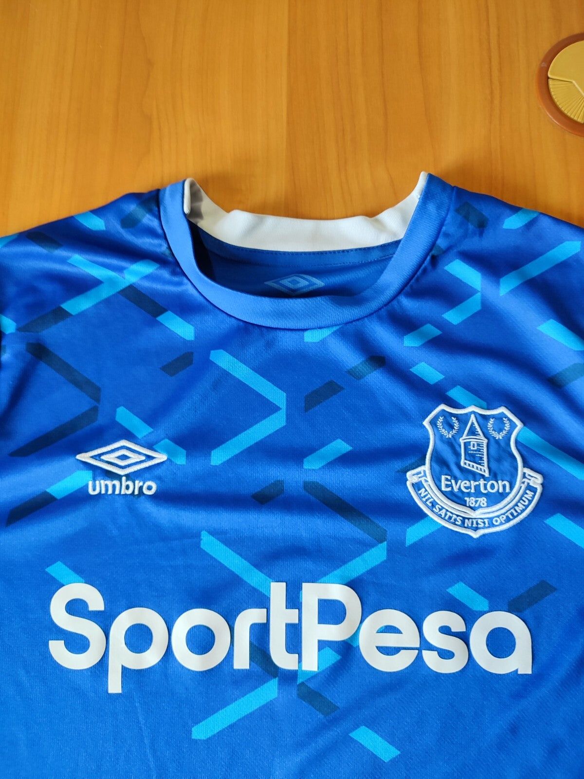 FC Everton 2019 2020 home Size L football shirt jersey maillot soccer kit Umbro