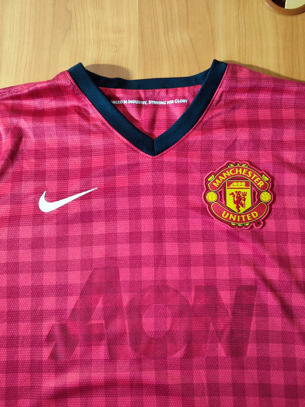 Manchester United 2012 2013 home Sz L Nike shirt jersey soccer football kit L/S
