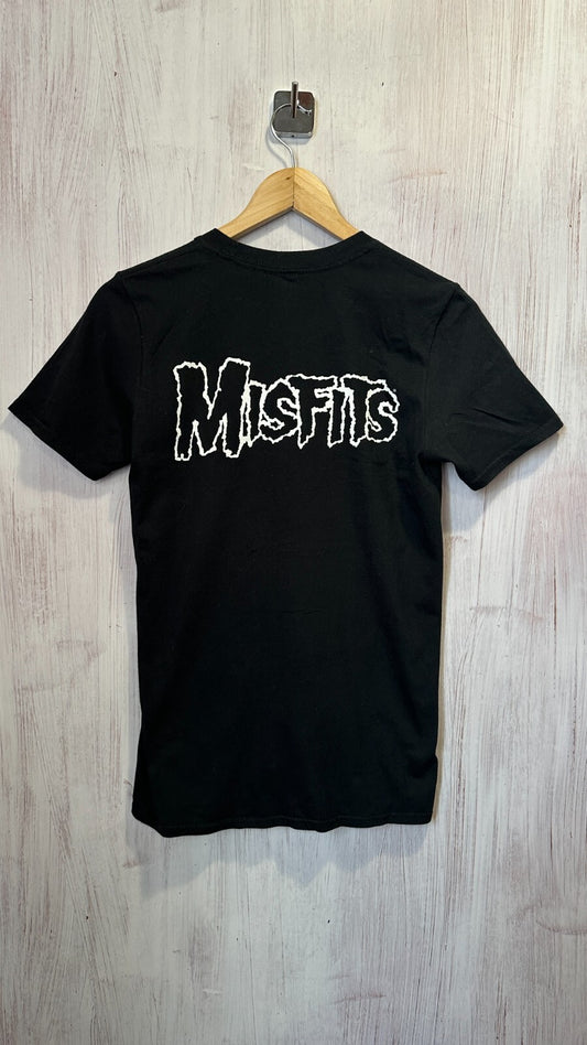 Misfits 2015 Gildan Size S rock music 100% cotton shirt tee trikot black Small