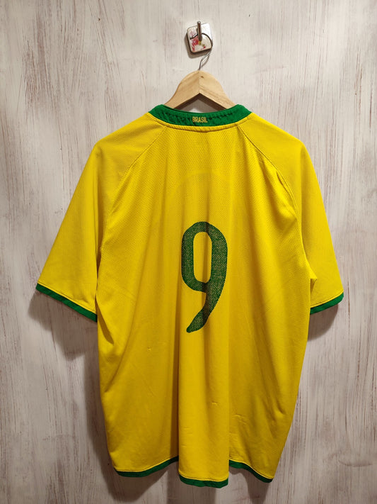 Brasil 2008 2009 2010 home Sz XL soccer shirt football kit Brazil jersey maillot