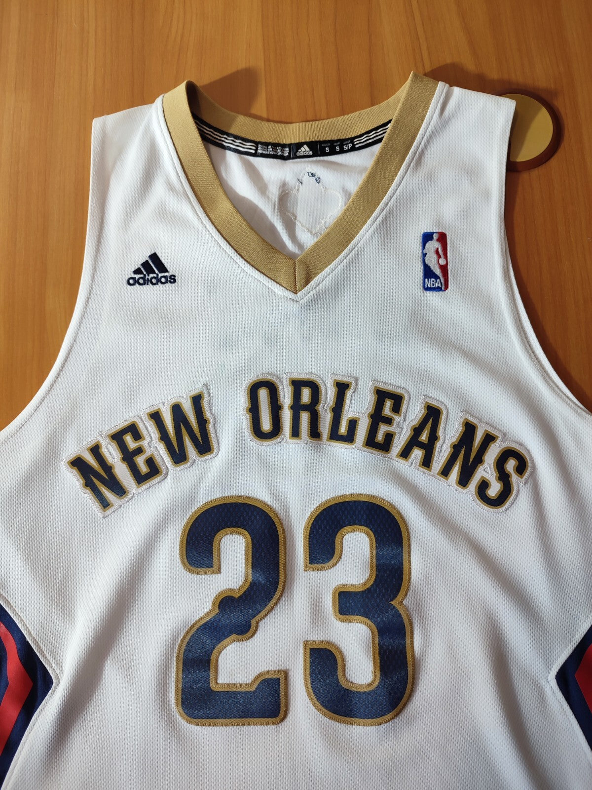 New Orleans Pelicans #23 Anthony Davis Size S Adidas basketball jersey shirt kit