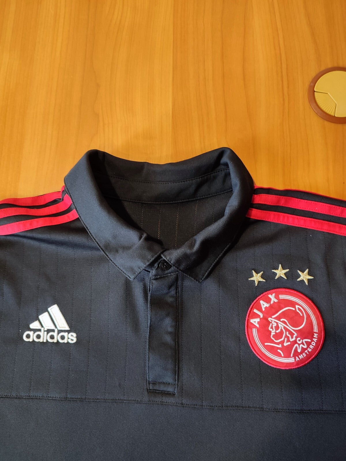 Ajax Amsterdam 2015 2016 Polo Sz 2XL Adidas shirt jersey soccer football kit XXL