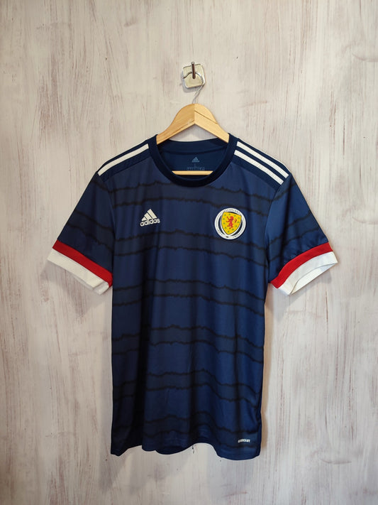 Scotland national team 2019 2020 home Sz L shirt jersey football soccer kit tee