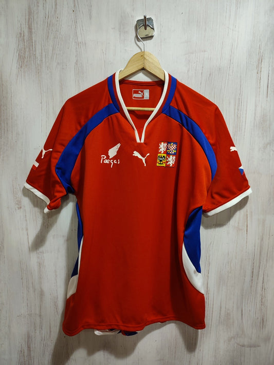 Czech Republic 2000 2001 2002 home Size XL shirt jersey football soccer kit tee