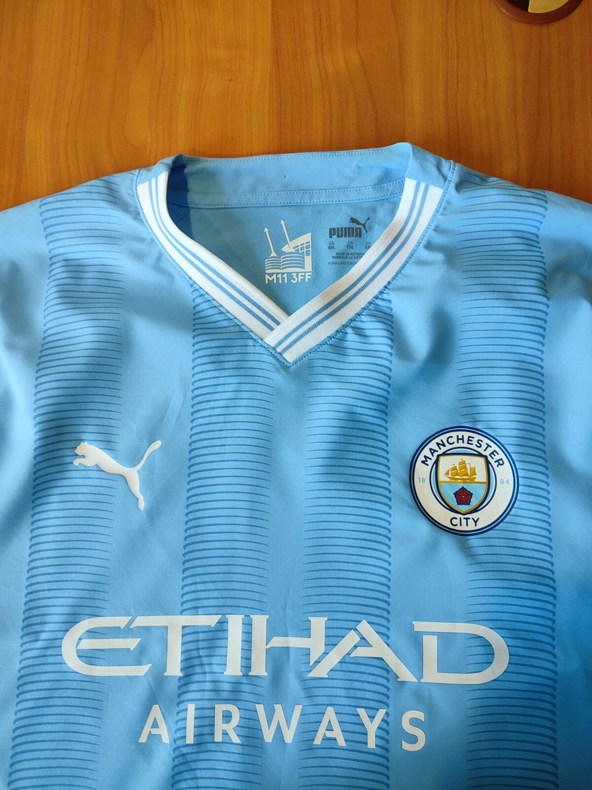 AUTHENTIC Manchester City 2023 2024 home Size 2XL kit shirt jersey football XXL