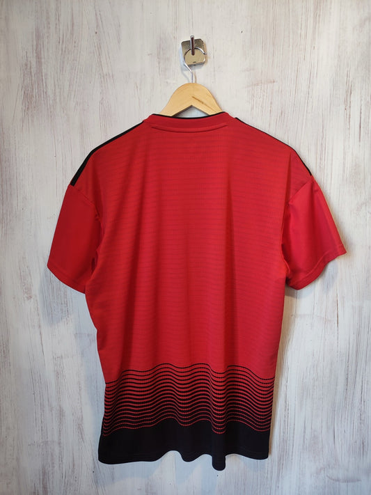 Manchester United 2018 2019 home Size L Adidas soccer shirt jersey football kit