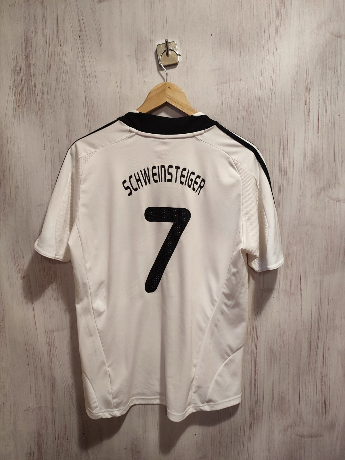 WOMEN Deutschland 2007 2008 home Sz L Germany jersey football kit Schweinsteiger