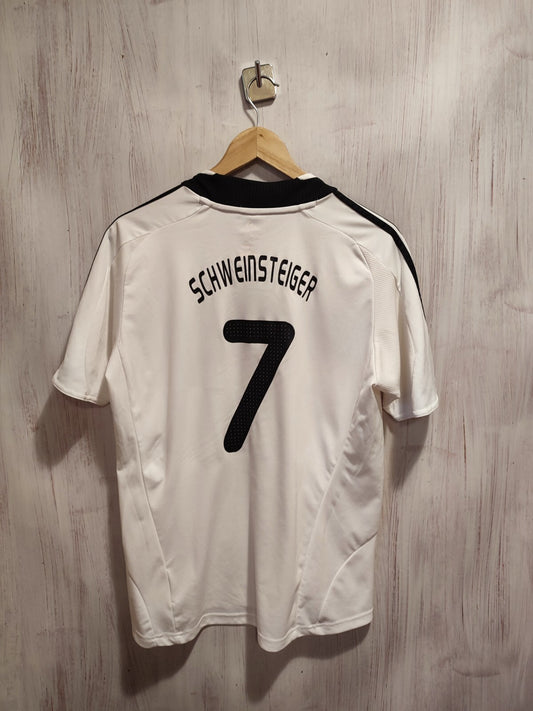 WOMEN Deutschland 2007 2008 home Sz L Germany jersey football kit Schweinsteiger
