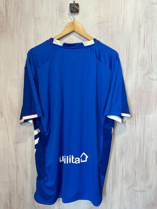 Glasgow Rangers 2018 2019 home Size 2XL Hummel football shirt jersey soccer kit