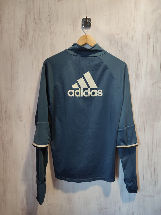 Manchester United 2016 2017 training Sz M Adidas soccer football sweatshirt top