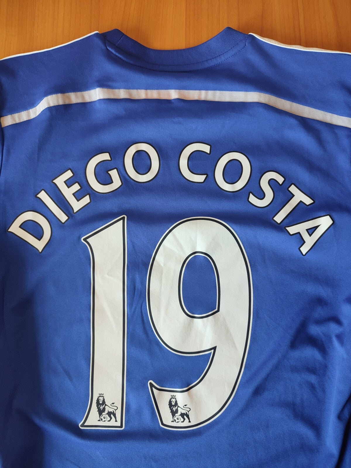 Chelsea 2014 2015 home Sz S shirt jersey football soccer Adidas kit Diego Costa