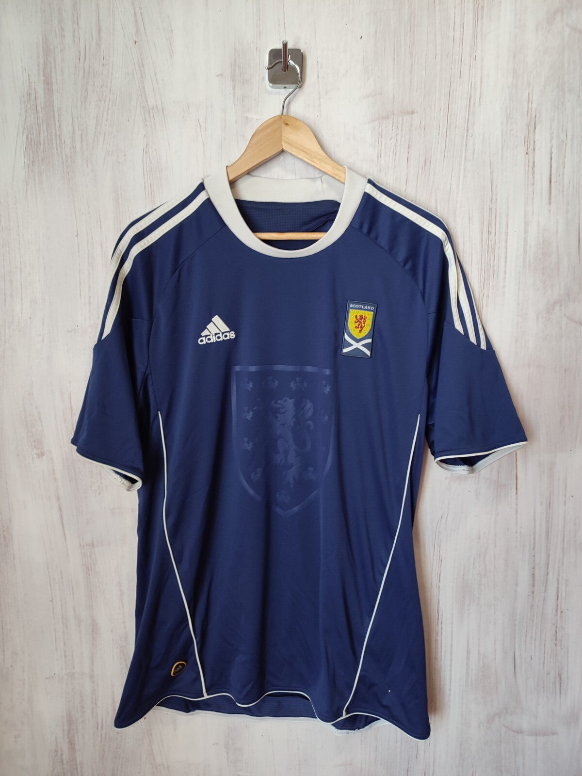 Scotland national team 2010 2011 home Size L Adidas shirt jersey football soccer