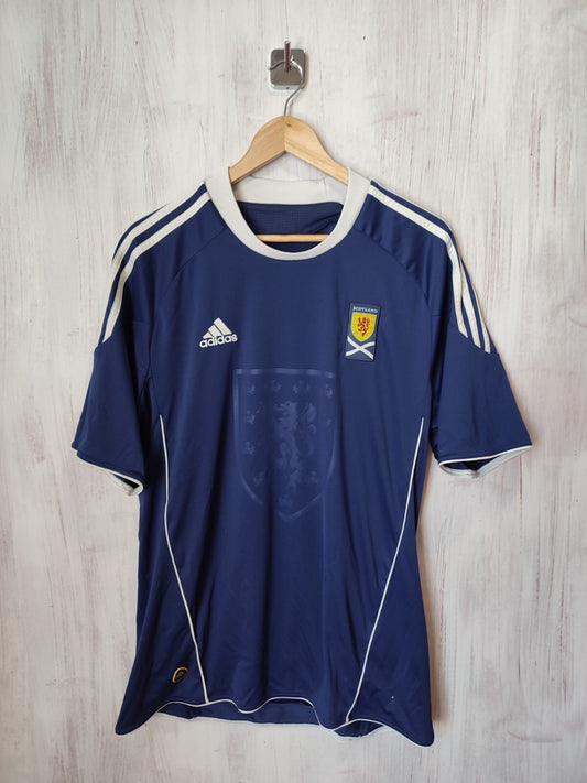 Scotland national team 2010 2011 home Size L Adidas shirt jersey football soccer