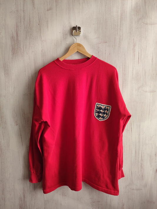England 1966 World cup Size XL shirt jersey soccer football swetshirt kit Toffs