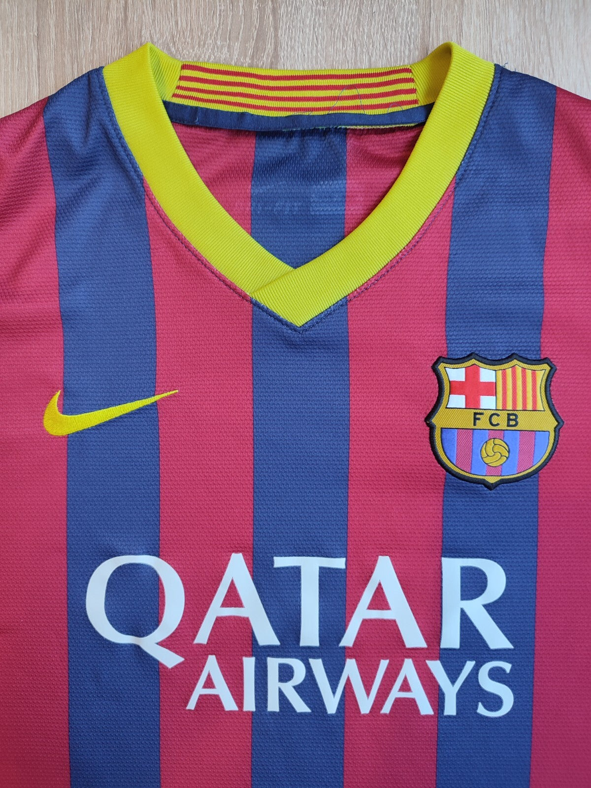 FC Barcelona 2013 2014 home Sz XL Nike football shirt jersey maillot soccer kit