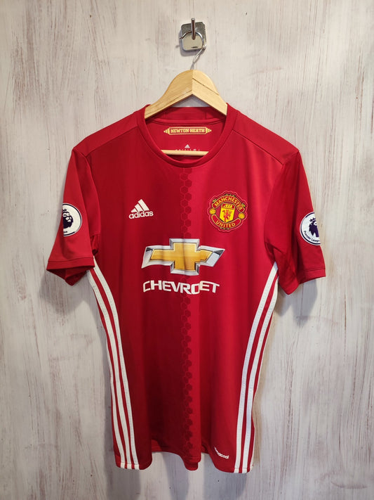 Manchester United 2016 2017 home Size M Adidas football soccer shirt jersey kit