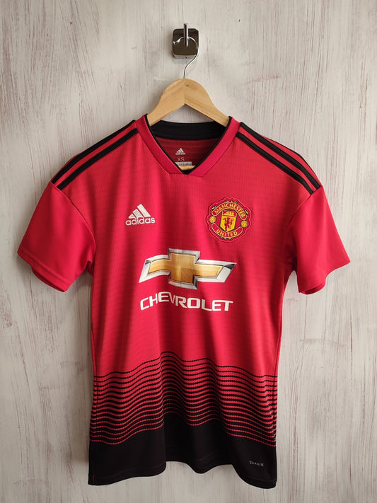 Manchester United 2018 2019 Home Sz XS Adidas soccer shirt jersey football kit