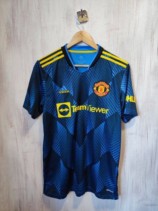 Manchester United 2021 2022 3rd Size M Adidas third shirt soccer football jersey