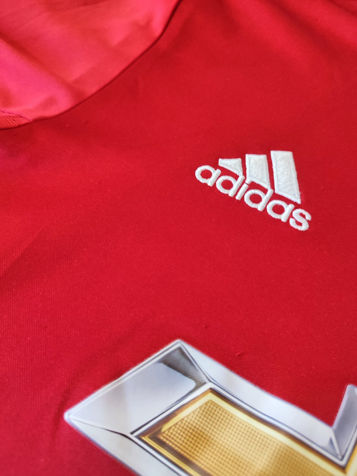 Manchester United 2016 2017 home Size M Adidas football soccer shirt jersey kit